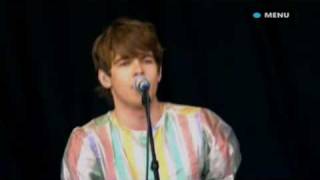 Klaxons Perform Golden Skans Live Glastonbury 2007