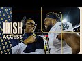 Audric Estimé: "I love Notre Dame, MY GOODNESS!" | Irish Access - Stanford | Notre Dame Football