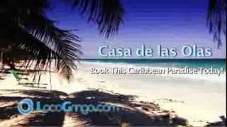 preview picture of video 'LocoGringo.com - Casa de las Olas in Tulum Mexico'