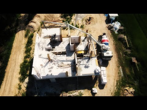 Willa Luna G2 - Archon.pl - Zalewanie słupów pod drugi strop