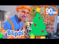 Blippi Decorates The Christmas Tree Holiday Video Educational Videos For Kids