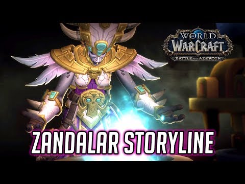 ZULDAZAR STORYLINE: All Cutscenes & Main Story Quests (WOW: Battle for Azeroth)