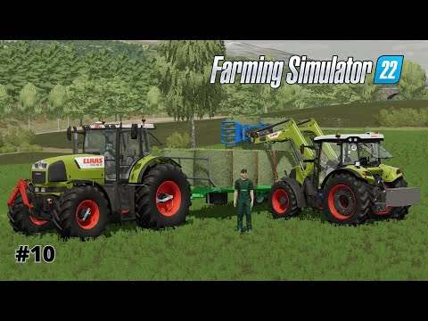 Pressage & Ramassage du foin | The Valley The Old Farm | Episode 10 | Farming Simulator 22 Timelapse