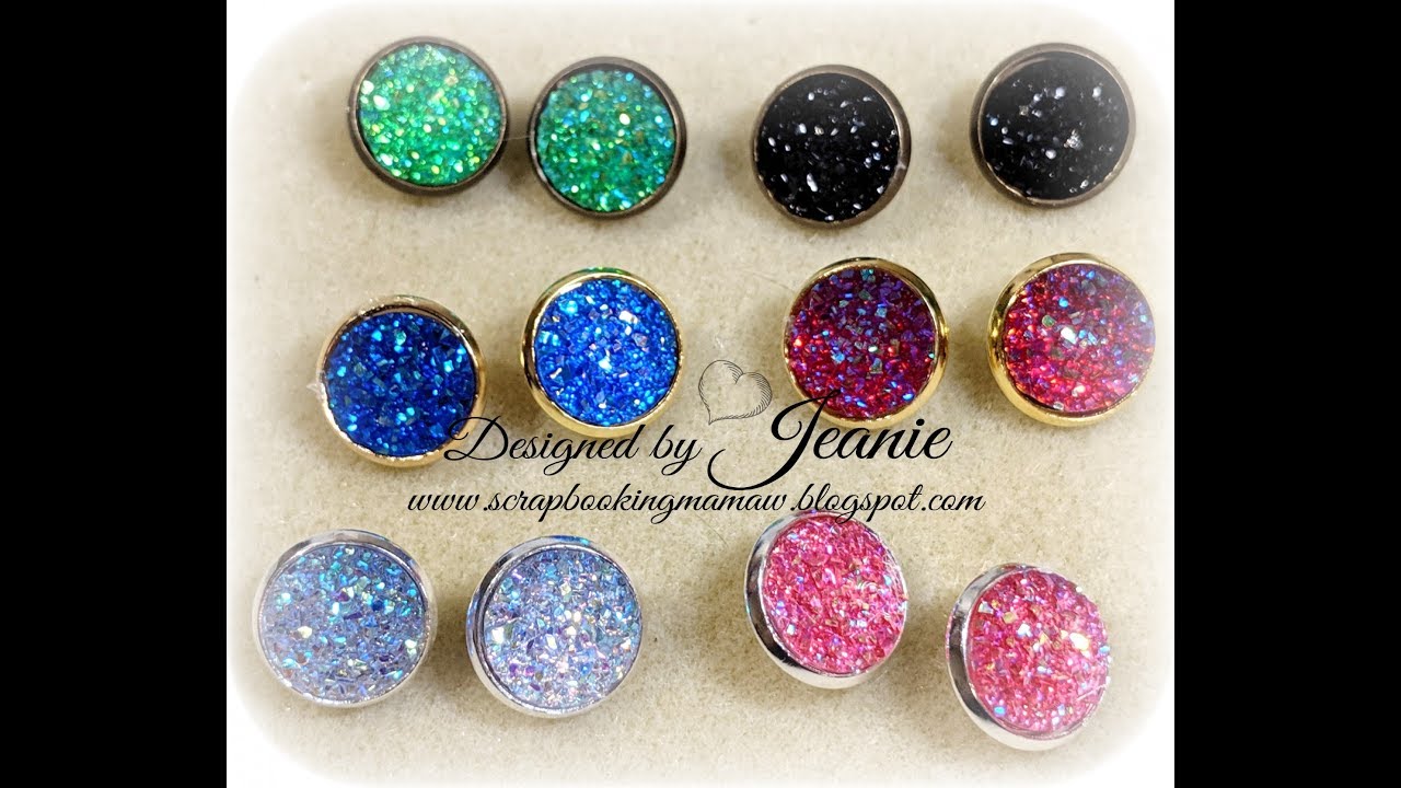 Cabochon Earrings Tutorial and Beebeecraft Product Review