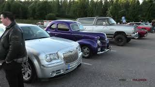 Nastola Cruising 2022 (Car Meet with mostly American Classic Cars) 4K