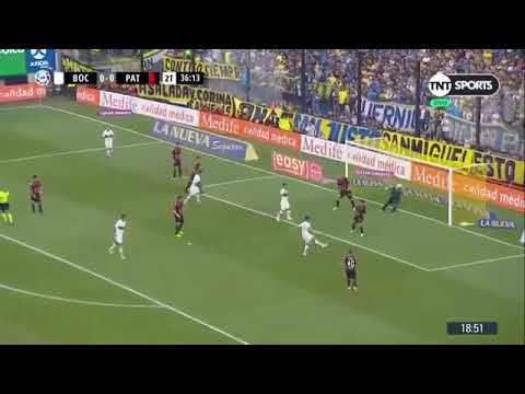 Gol de Espinoza/ Boca 1-0 Patronato/ Superliga Argentina 2018/2019