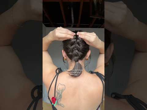 dragon braids on short hair🐉 #shorthair #shorthairstyles #braidedhairstyles #hairtutorial #hair