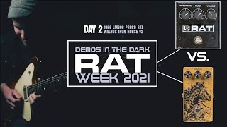 Video thumbnail for Demos in the Dark // RAT WEEK DAY 2: Walrus Audio Iron Horse V2 vs Vintage Proco Rat by Demos In The Dark