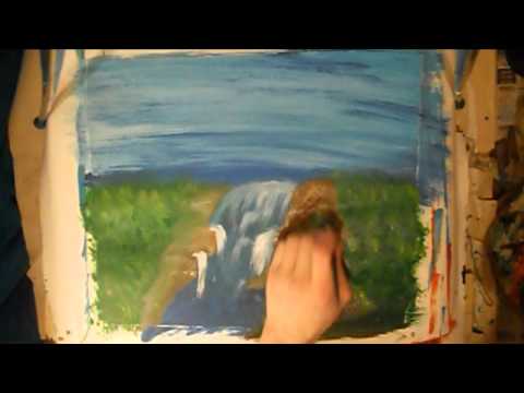 Water Fall Painting