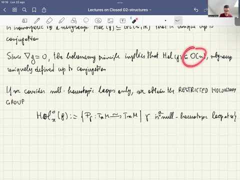 Alberto Raffero 1 - Lectures on closed G_2 structures
