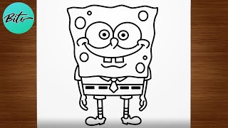 Desenho Do Bob Esponja Para Desenhar No Caderno