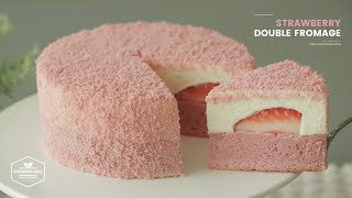 딸기 더블 프로마쥬 치즈케이크 만들기 : Strawberry Double Fromage Cheesecake Recipe | Cooking tree