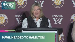 Hamilton, Ontario getting PWHL expansion franchise beginning in 2026-27 season | #CBCSports