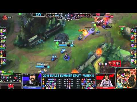 OG (Soaz Ekko) VS CW (Youngbuck Lulu) Highlights {REKT} - 2015 EU LCS Summer W5D2