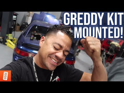 INSTALLING the MR2\'s NEW Front Lip & Sideskirts!