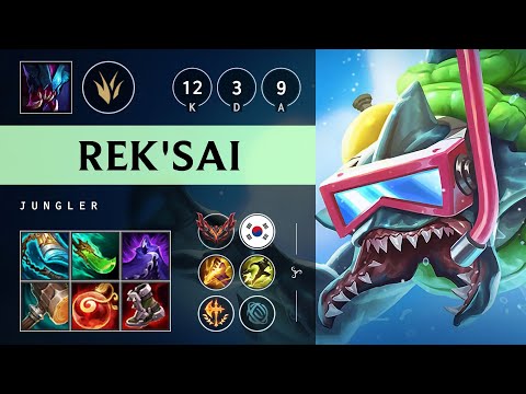 Rek'Sai Jungle vs Lee Sin - KR Grandmaster Patch 25.20