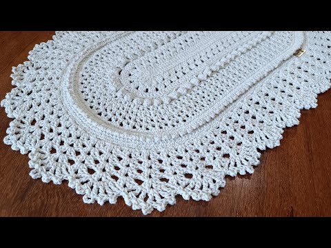 TAPETE NATURAL EM CROCHÊ / PARTE 2