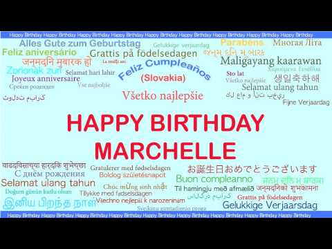 Marchelle   Languages Idiomas - Happy Birthday