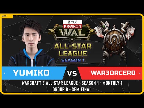 WC3 - [HU] Yumiko vs War3Orcer0 [ORC] - Semifinal - Warcraft 3 All-Star League Season 1 Monthly 1