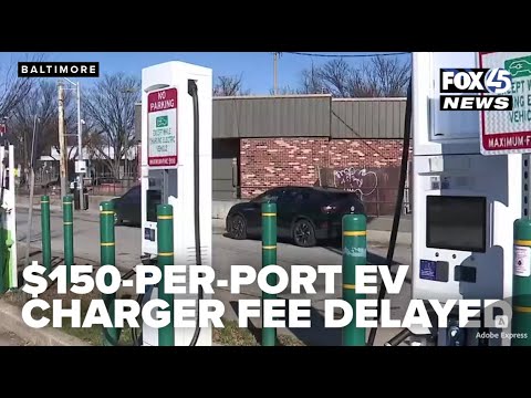 Maryland delays $150-per-port EV charger fee amid backlash from Tesla, Rivian and others