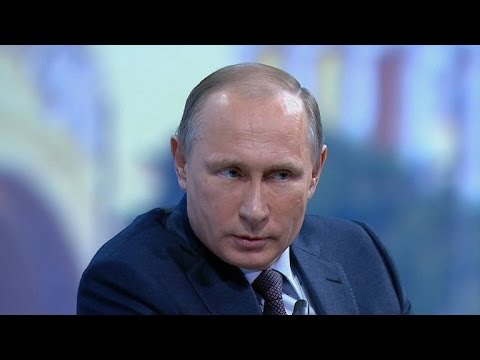 Charlie Rose talks to Russian President Vladimir Putin