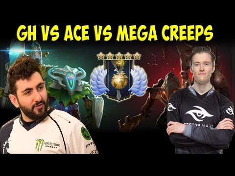 Secret Ace Tiny vs Liquid GH Pudge vs Mega Creeps Battle