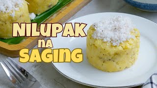 Nilupak na Saging