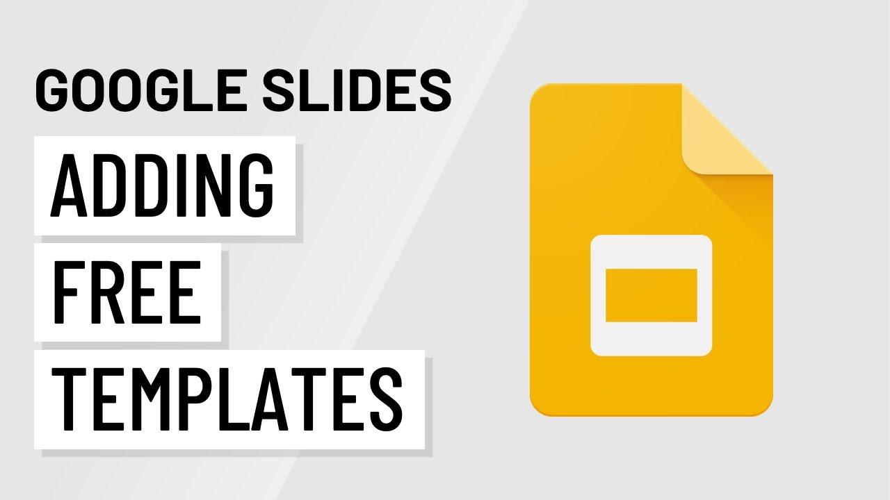 Google Slides: Adding and Editing Free Templates