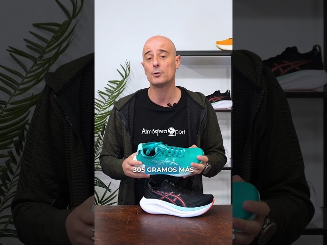 Vídeo relacionado con Asics Tenis de Correr Gel-Nimbus 27 para Mujer, Niebla índigo/Gris frío, 40 EU