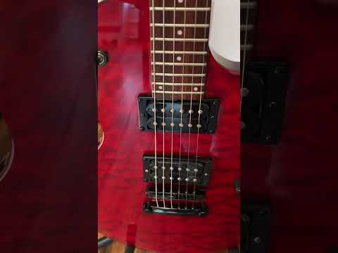 ESP LTD EC-100 QM 2003 - 2006 - See Thru Black Cherry image 11