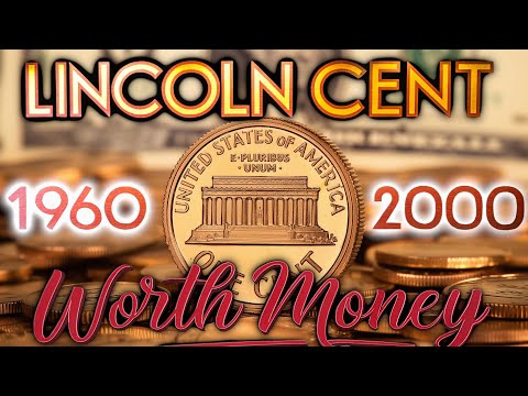 Top 40 Lincoln Cent Varieties from 1960 to 2000 Worth Money