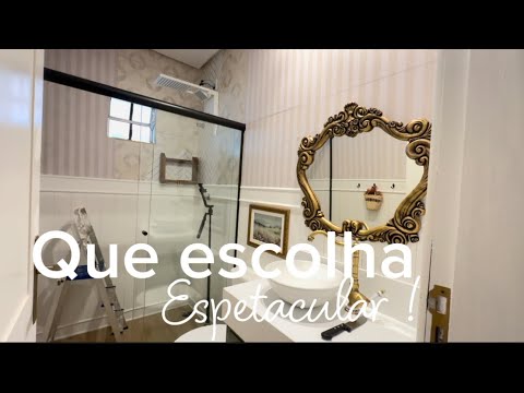 A melhor escolha para o banheiro, comecei a mudança !
