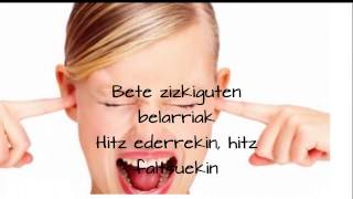 No te dejes manipular por nadie - Lokarriak - Esne Beltza