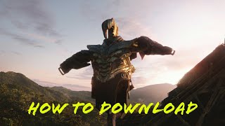 How To Download Avengers Endgame Full movie In Eng