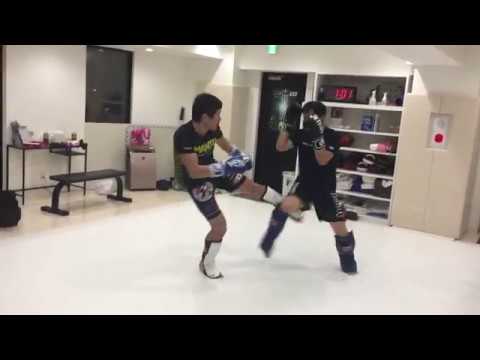 堀さんとスパーリング