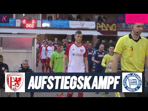 Kroos-Jungs liefern sich heiße Regenschlacht | Greifswalder FC - Blau-Weiß 90 Berlin (Oberliga Nord)