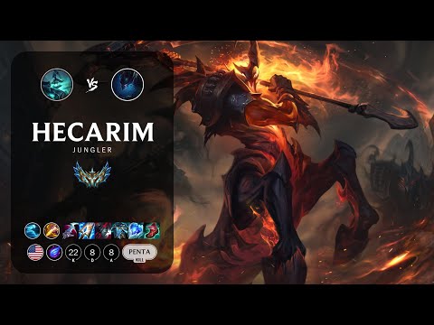 Hecarim Jungle vs Nocturne - NA Challenger Patch 13.8