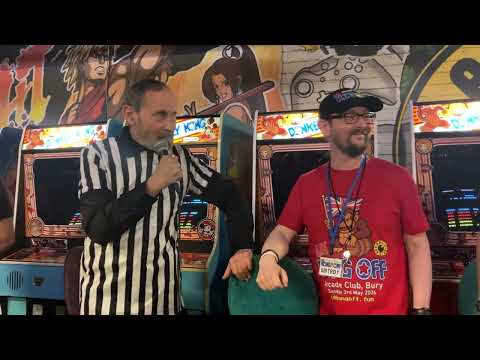UK Kong Off Donkey Kong Event Results Presentation with Walter Day at Arcade Club Bury