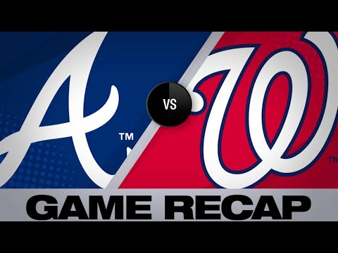 Rendon, Robles lead Nationals to a 5-4 win | Braves-Nationals Game Highlights 6/21/19
