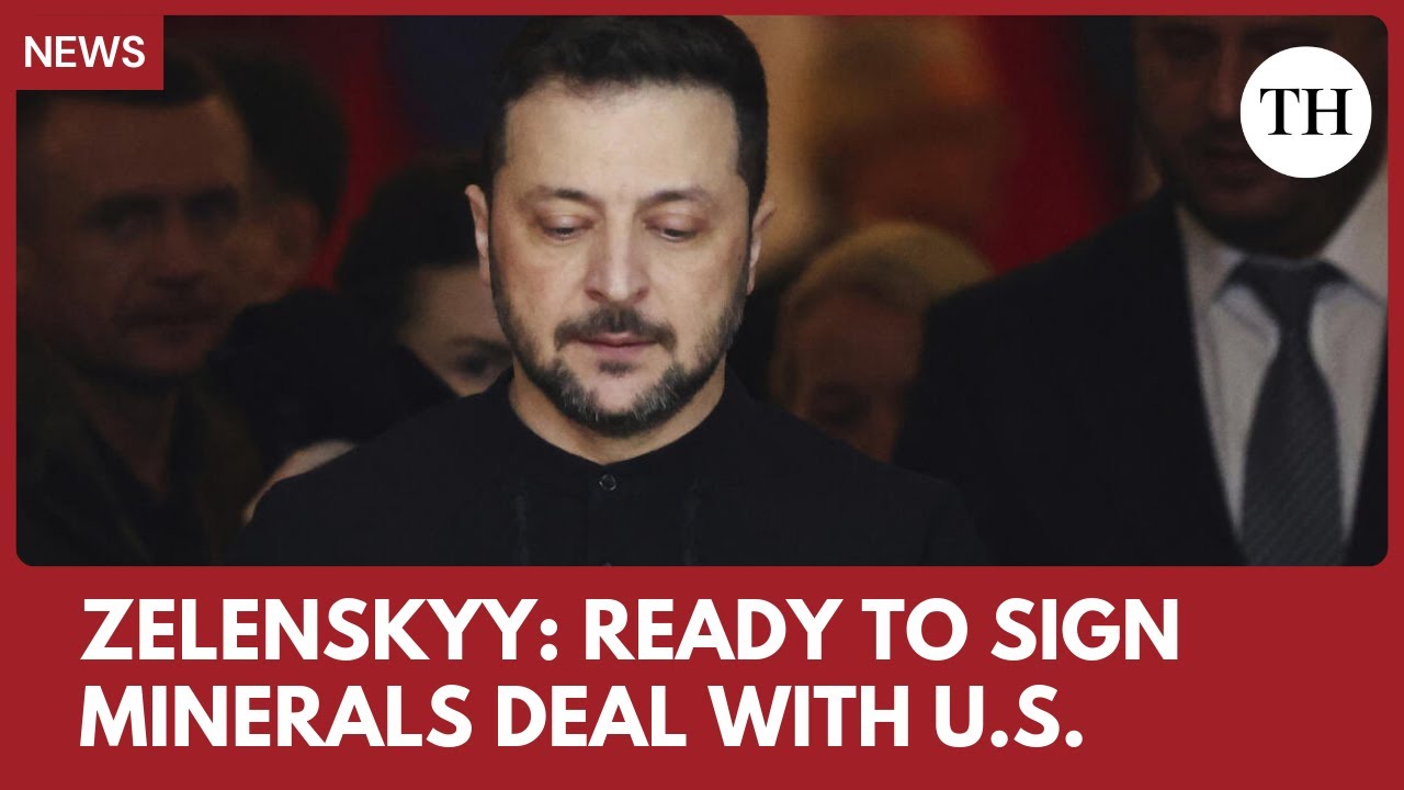 Zelenskyy: Ukraine ready to sign minerals deal with U.S.
