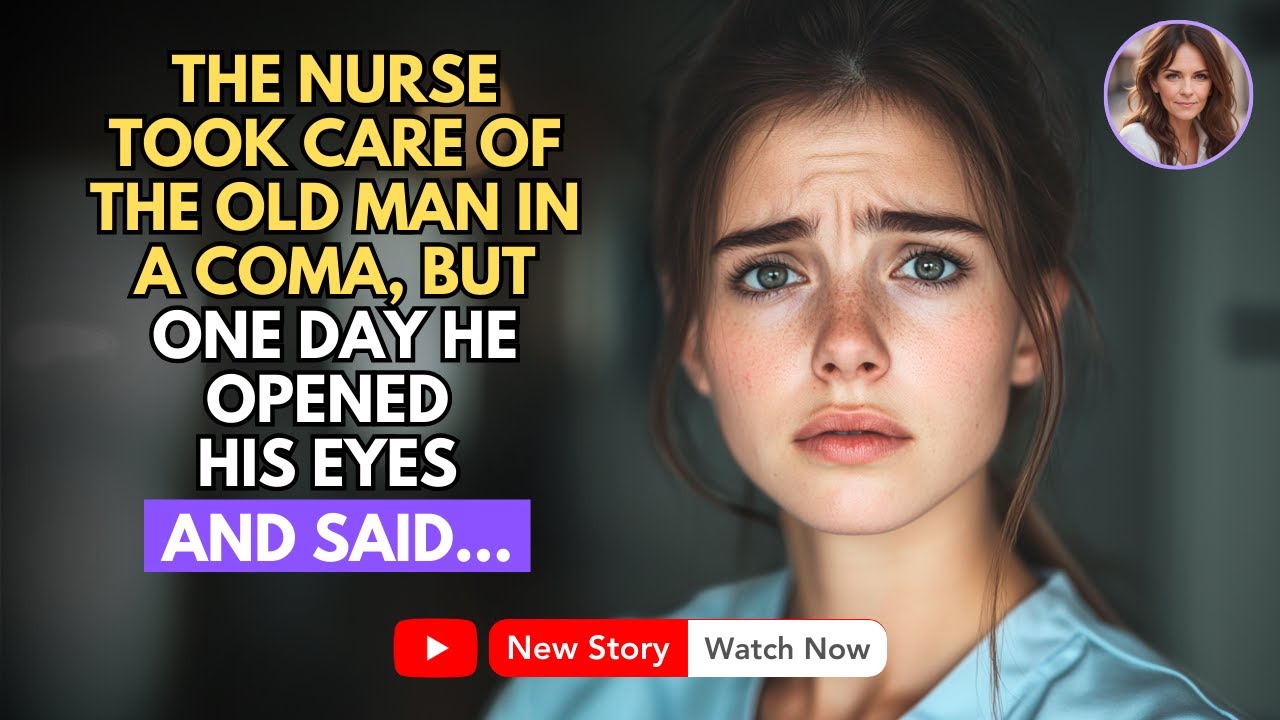 THE NURSE TOOK CARE OF THE OLD MAN IN A COMA, BUT ONE DAY HE OPENED HIS EYES AND SAID...