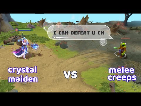 Crystal Maiden vs Creep 😂 | 1v1 who wins??