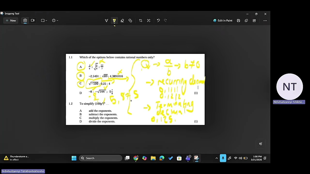 Grade 9: Mathematics June 2024 Past Paper