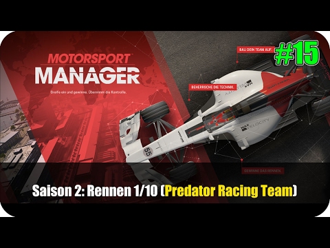 Let's Play Motorsport Manager PC #15 Start der 2. Saison [Gameplay Deutsch German]