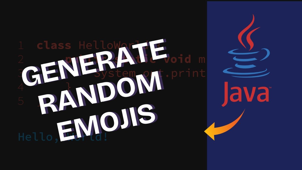 How to Generate Random Emojis Using Java 2025?