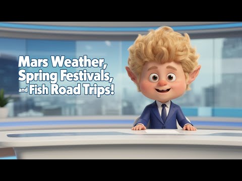 Mars Weather, Spring Festivals, and Fish Road Trips!