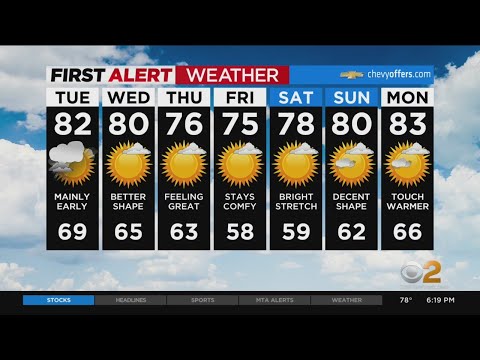 First Alert Forecast: CBS2 9/12 Evening Weather at 6PM