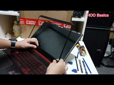 LCD/LED Replacement for Acer Nitro 5 AN515-54 Gaming Laptop #acernitro5 #lcd #laptoprepair #diy