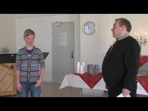 David Lowe teaches boy soprano, 11-year-old Oliver (Masterclass 2011 at Den Jyske Sangskole)
