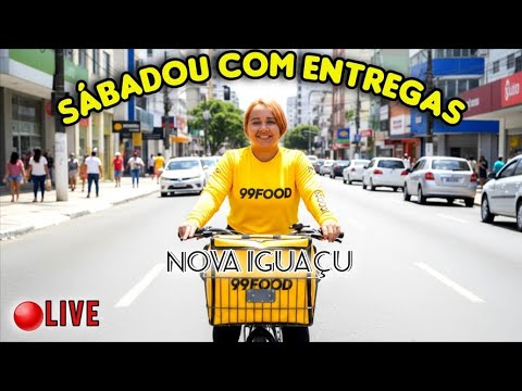 🚴‍♀️ Na correria de Nova Iguaçu Rio de Janeiro — Uber, iFood e 99 Food é minha rotina!